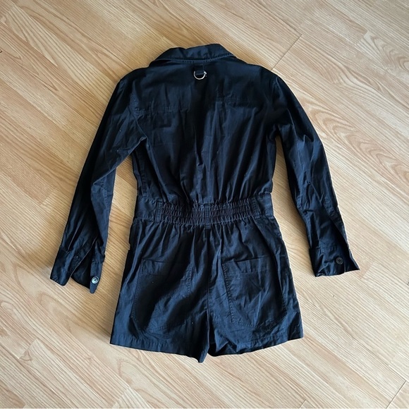 Tibi Black Long Sleeve Button Romper Women’s 2 - Picture 10 of 10